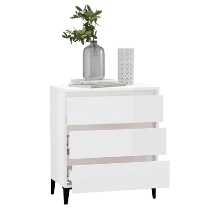Berkfield Sideboard High Gloss White 60x35x69 cm Engineered Wood