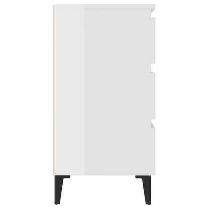 Berkfield Sideboard High Gloss White 60x35x69 cm Engineered Wood