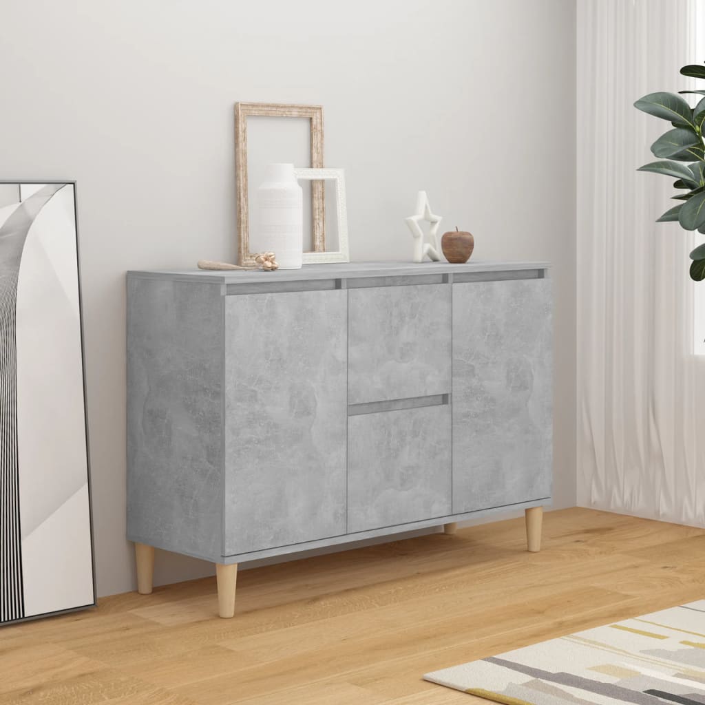 Berkfield Sideboard Concrete Grey 103.5x35x70 cm Engineered Wood