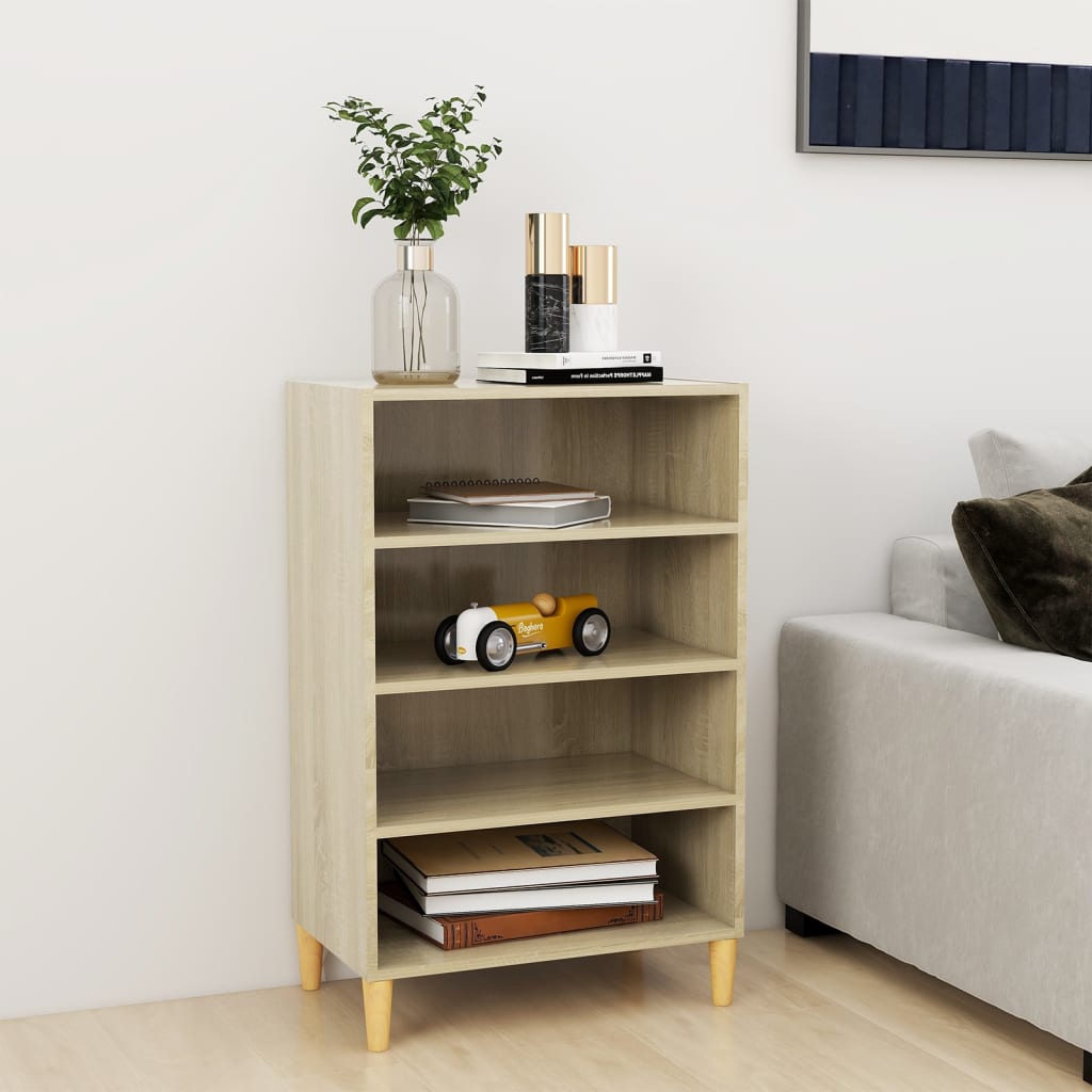 Berkfield Sideboard Sonoma Oak 57x35x90 cm Engineered Wood