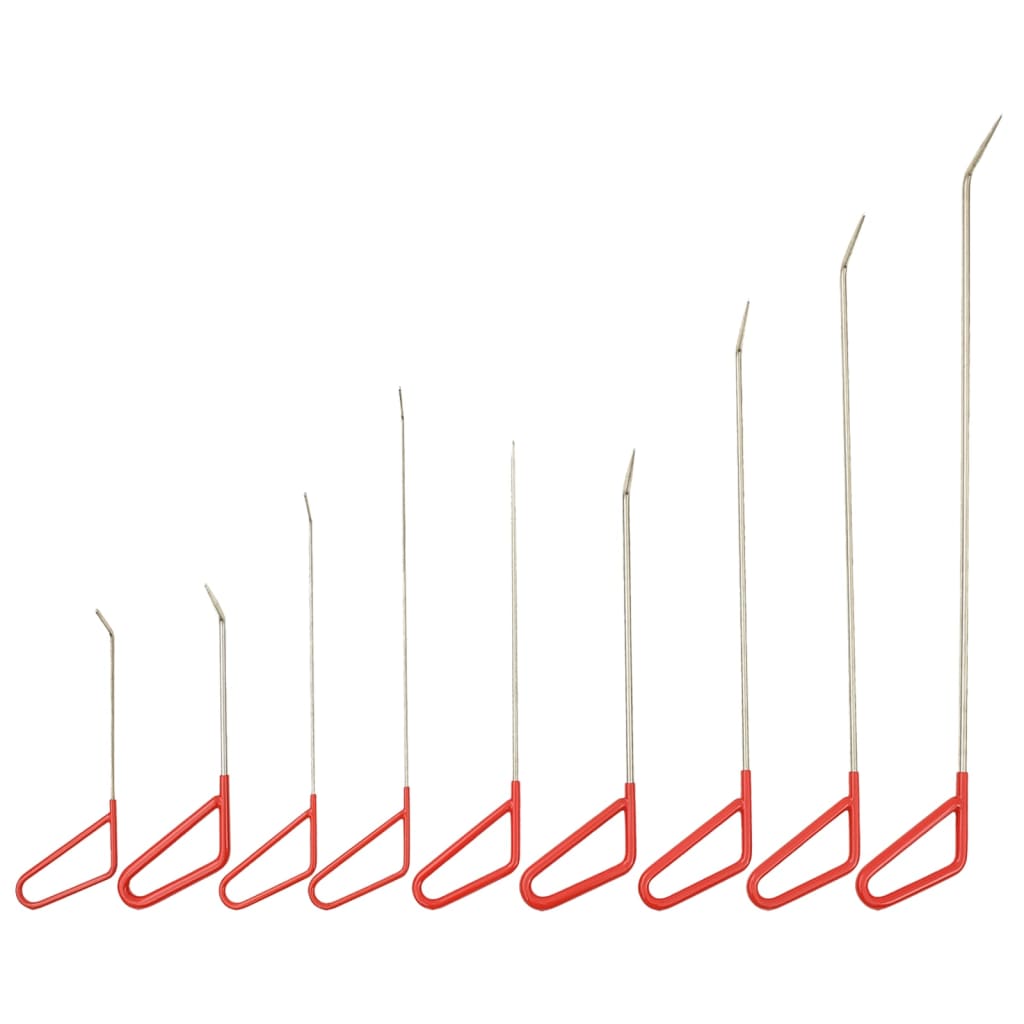 Berkfield 9 Piece Dent Repair Hook Rods Stainless Steel