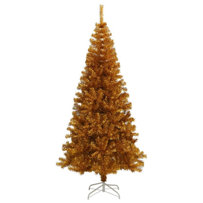 Berkfield Artificial Christmas Tree with Stand Gold 240 cm PET