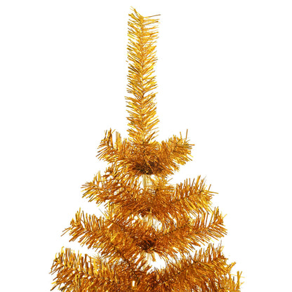 Berkfield Artificial Christmas Tree with Stand Gold 240 cm PET