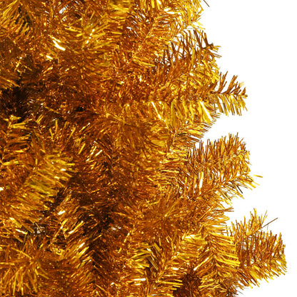 Berkfield Artificial Christmas Tree with Stand Gold 240 cm PET