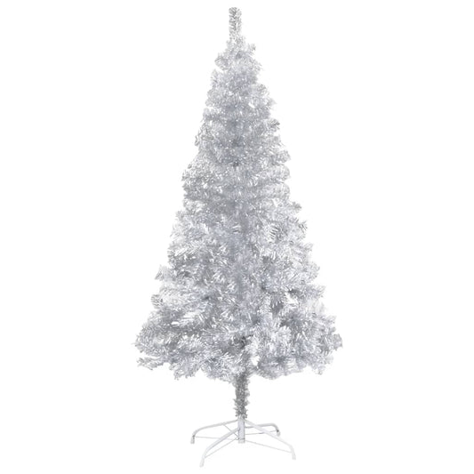 Berkfield Artificial Christmas Tree with Stand Silver 240 cm PET