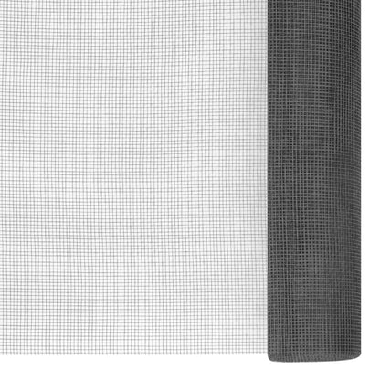 Berkfield Mesh Screen Fiberglass 112x2000 cm Black