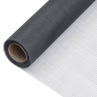 Berkfield Mesh Screen Fiberglass 100x1000 cm Grey