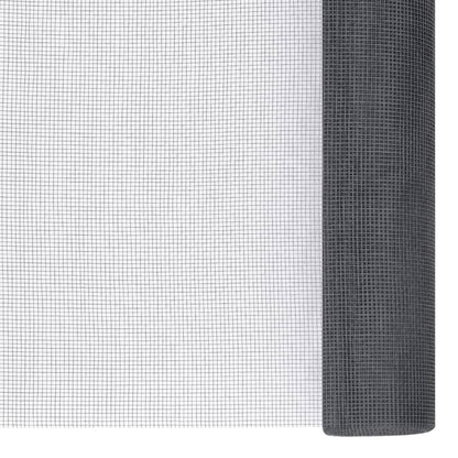 Berkfield Mesh Screen Fiberglass 100x1000 cm Grey