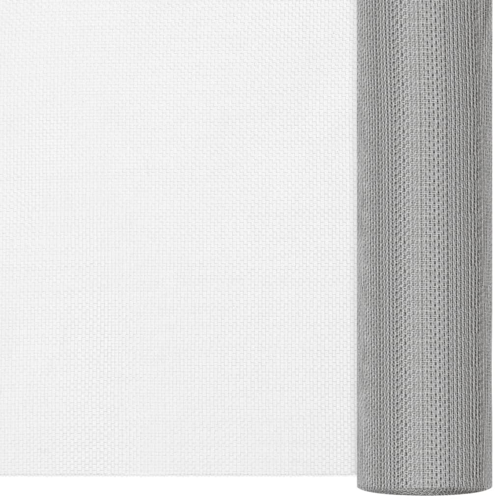 Berkfield Mesh Screen Stainless Steel 80x1000 cm Silver