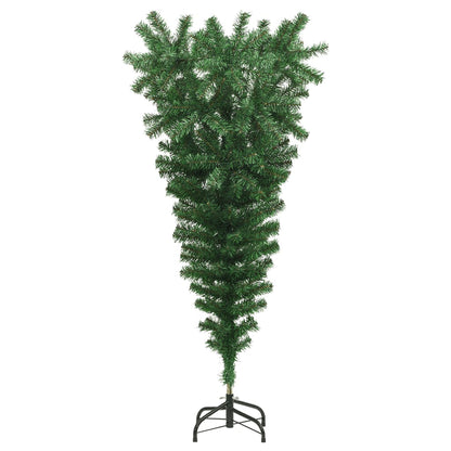 Berkfield Upside-down Artificial Christmas Tree with Stand Green 150 cm