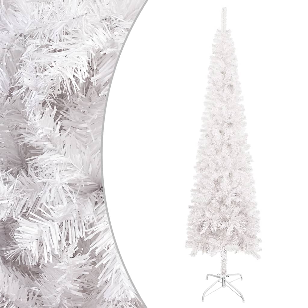 Berkfield Slim Christmas Tree White 180 cm