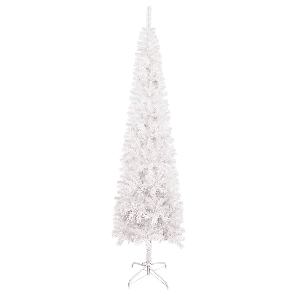 Berkfield Slim Christmas Tree White 180 cm
