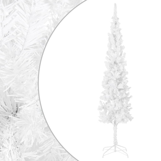 Berkfield Slim Christmas Tree White 210 cm