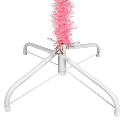 Berkfield Slim Christmas Tree Pink 180 cm