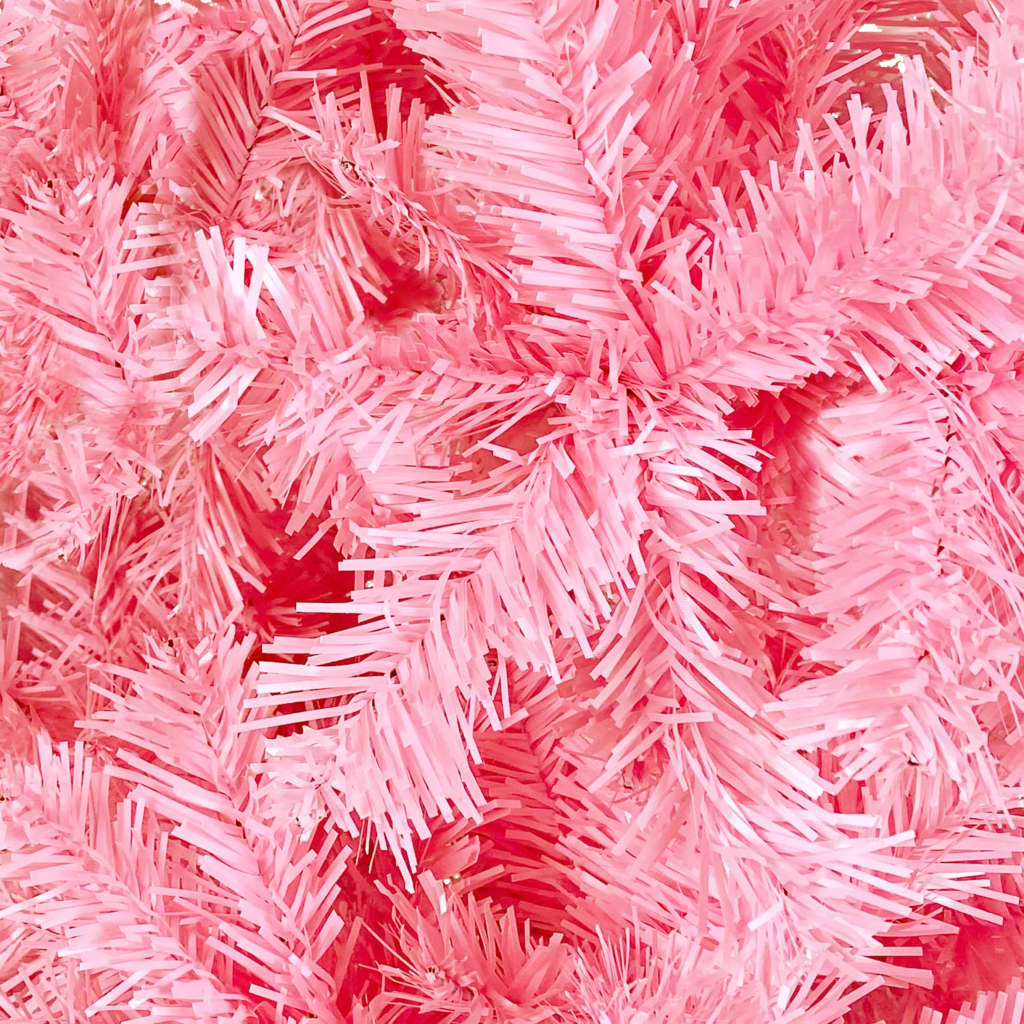Berkfield Slim Christmas Tree Pink 240 cm