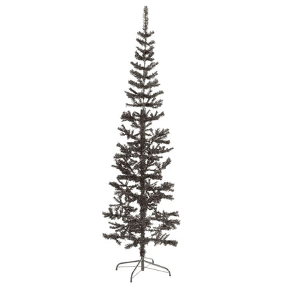 Berkfield Slim Christmas Tree Black 240 cm