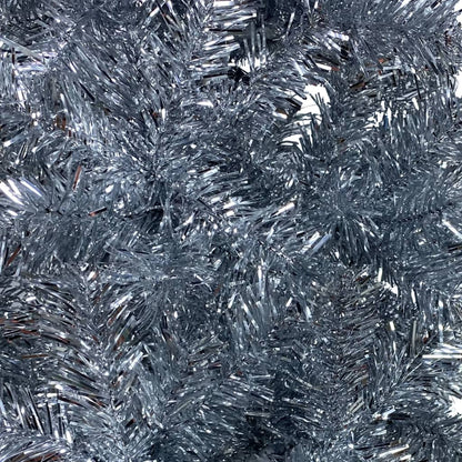 Berkfield Slim Christmas Tree Silver 120 cm