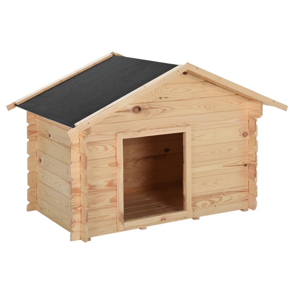 Berkfield Dog House 120x70x100.6 cm Solid Pine Wood 14 mm