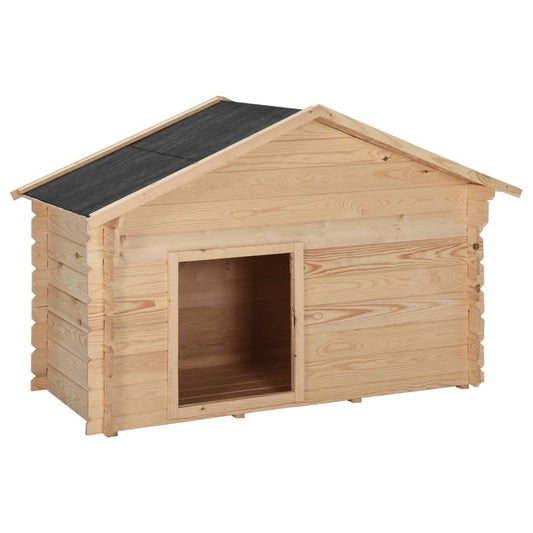 Berkfield Dog House 145x70x100.6 cm Solid Pine Wood 14 mm