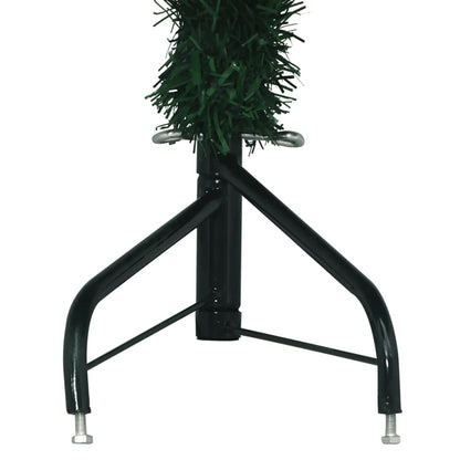 Berkfield Corner Artificial Christmas Tree Green 210 cm PVC