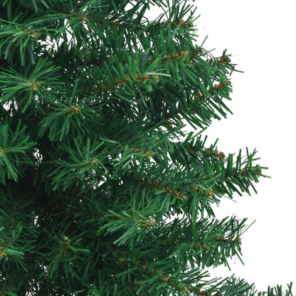 Berkfield Corner Artificial Christmas Tree Green 210 cm PVC