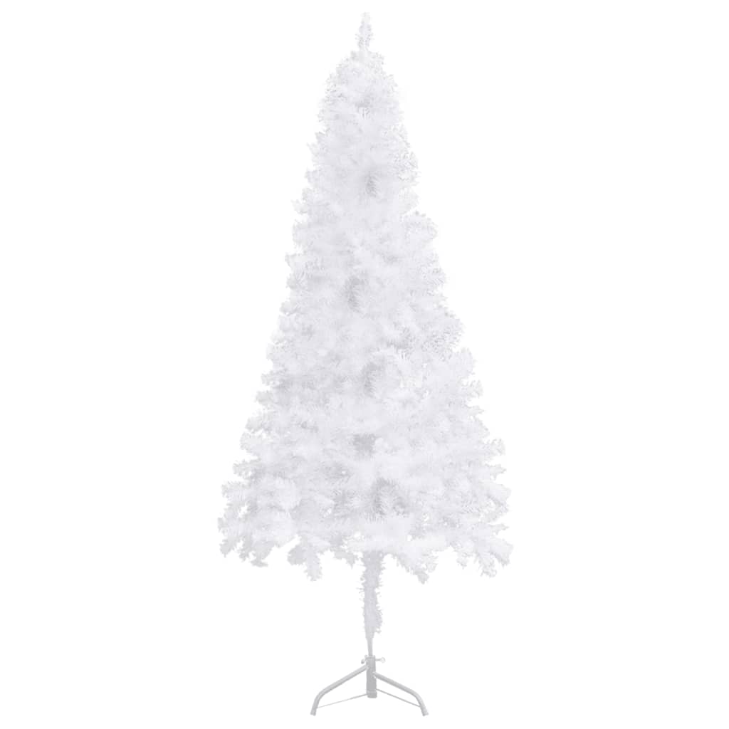 Berkfield Corner Artificial Christmas Tree White 120 cm PVC