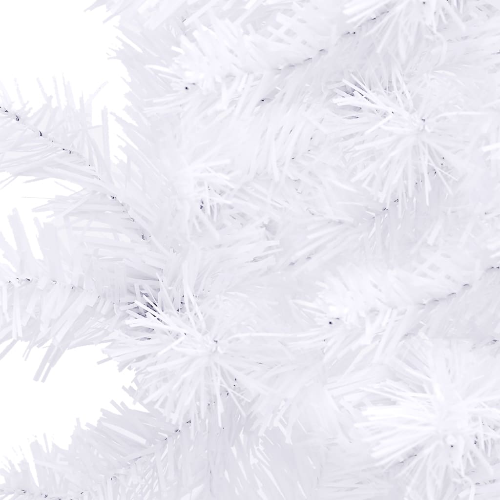 Berkfield Corner Artificial Christmas Tree White 120 cm PVC