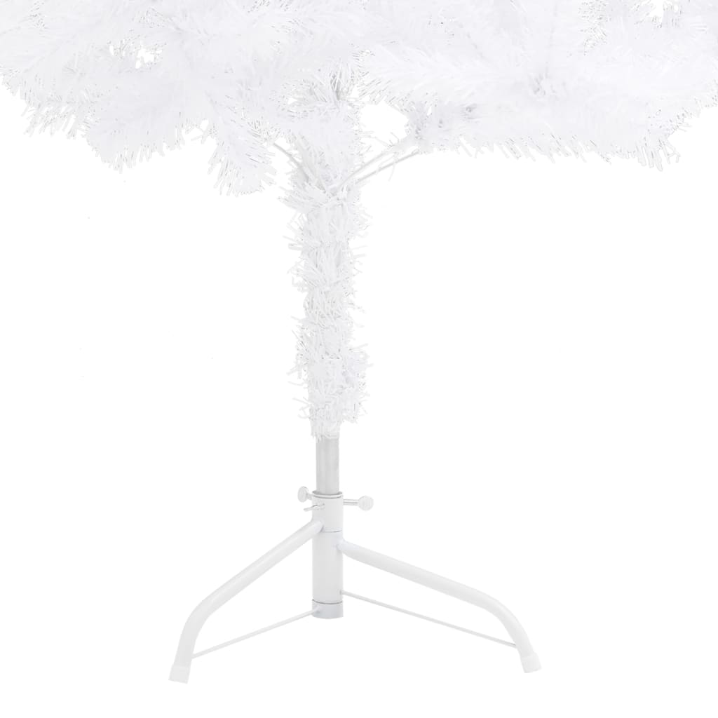 Berkfield Corner Artificial Christmas Tree White 120 cm PVC