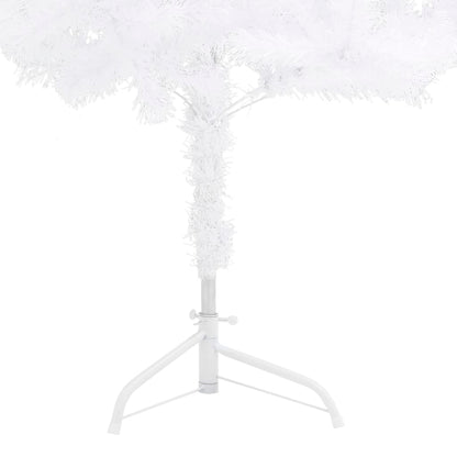 Berkfield Corner Artificial Christmas Tree White 120 cm PVC
