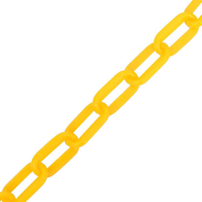 Berkfield Warning Chain Yellow 100 m �_�”�_8 mm Plastic