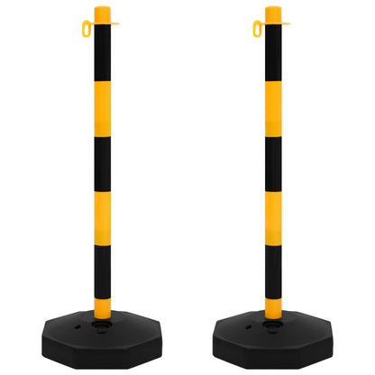 Berkfield Chain Post Set with 10 m Plastic Chain