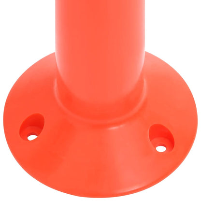 Berkfield Traffic Control Bollards 4 pcs with Chain 75 cm PE