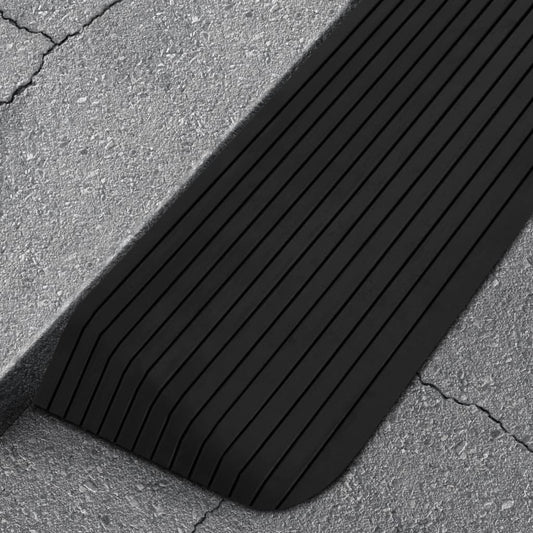 Berkfield Threshold Ramp 110x41x5 cm Rubber