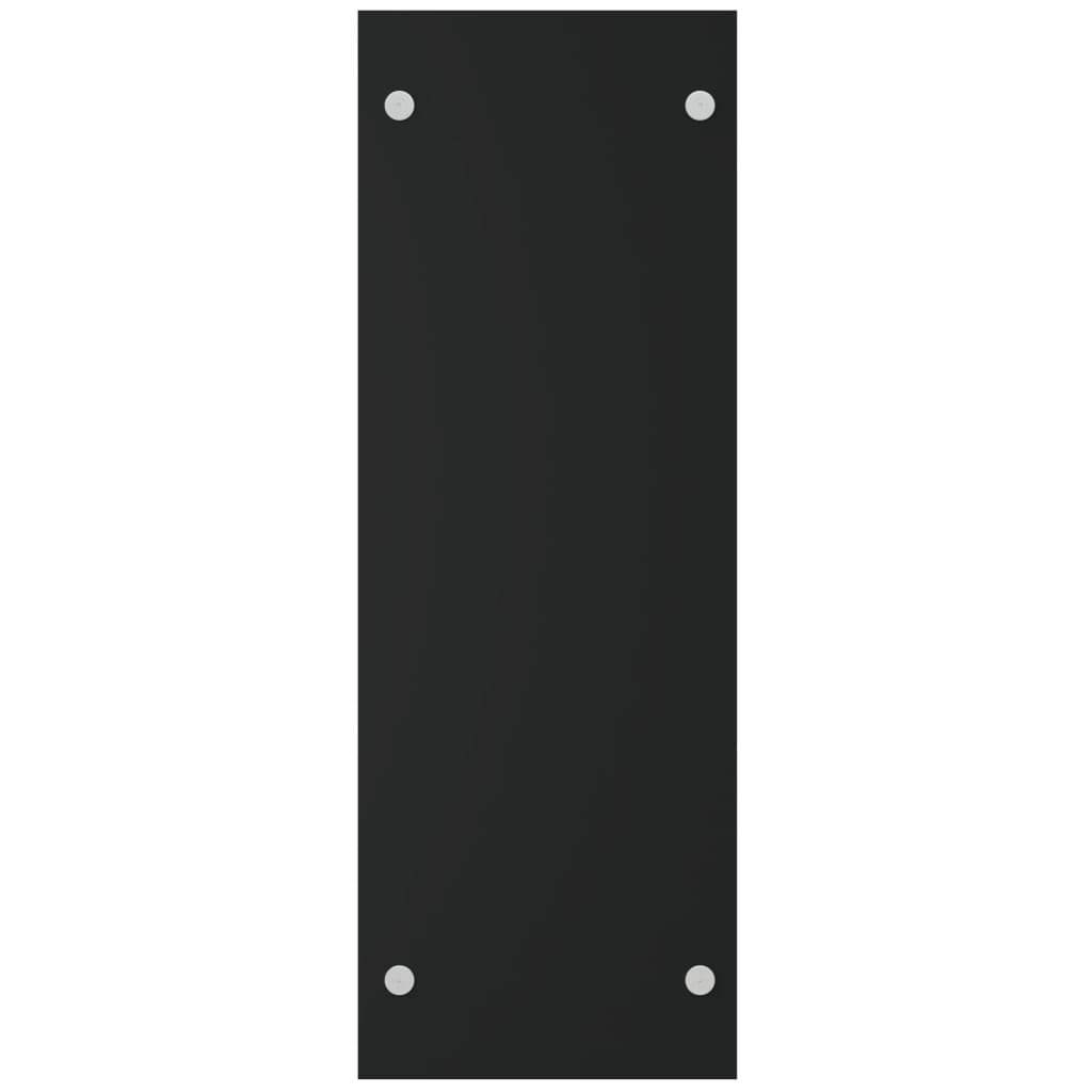 Berkfield Firewood Rack Black 40x35x100 cm Tempered Glass