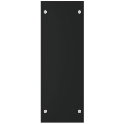 Berkfield Firewood Rack Black 40x35x100 cm Tempered Glass