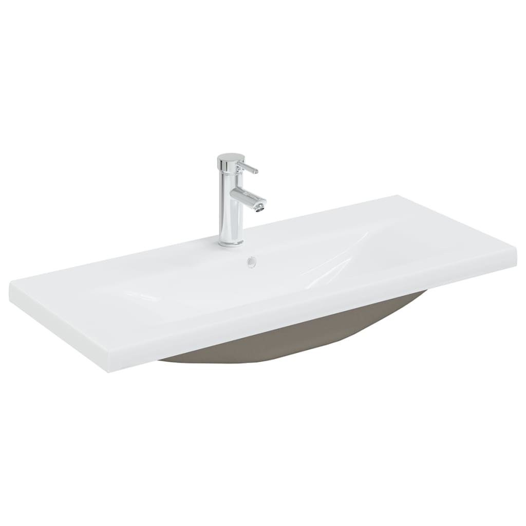 Berkfield Bathroom Furniture Set Concrete Grey Engineered Wood