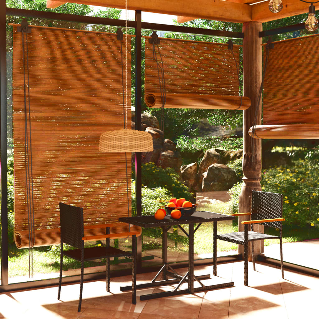 Berkfield 3 Piece Garden Dining Set Black