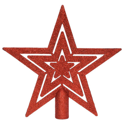 Berkfield 64 Piece Christmas Bauble Set Red and White