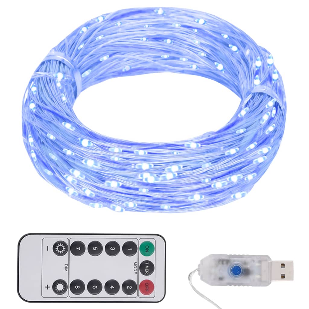 Berkfield LED String with 300 LEDs Blue 30 m