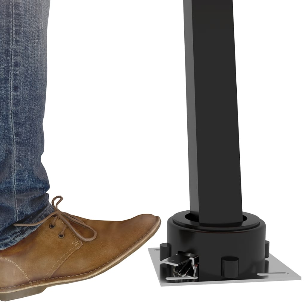 Berkfield Freestanding Manual Retractable Awning 300x250 cm Blue/White