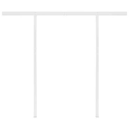 Berkfield Manual Retractable Awning with Posts 3.5x2.5 m Anthracite