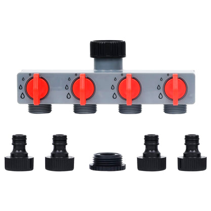 Berkfield Digital Water Timer with Single Outlet and Water Distributor