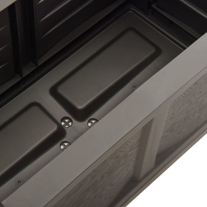 Berkfield Flower Box Grey 80x42.5x42 cm PP