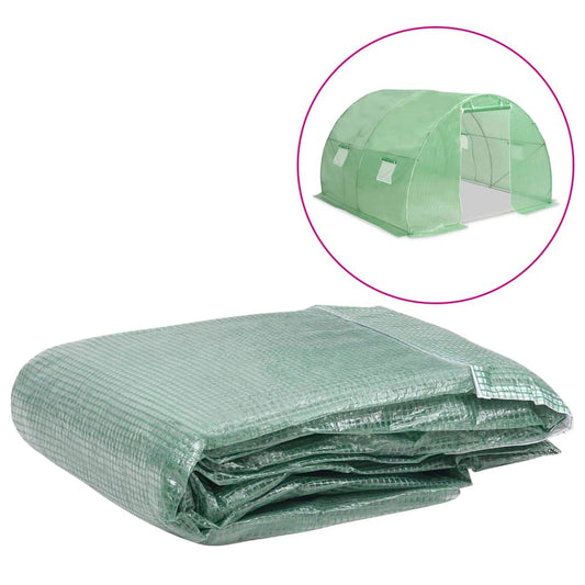 Berkfield Greenhouse Replacement Cover (9 m�__) 300x300x200 cm Green