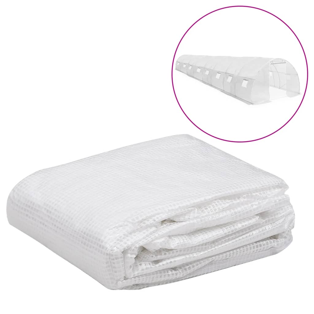 Berkfield Greenhouse Replacement Cover (36 m�__) 3x12x2 m Transparent