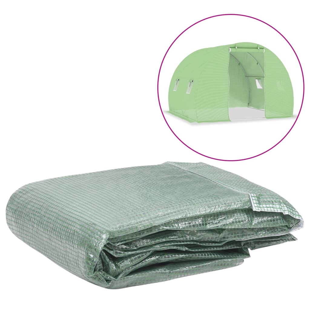 Berkfield Greenhouse Replacement Cover (6 m�__) 200x300x200 cm Green