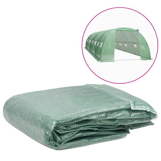 Berkfield Greenhouse Replacement Cover (24 m�__) 400x600x200 cm Green