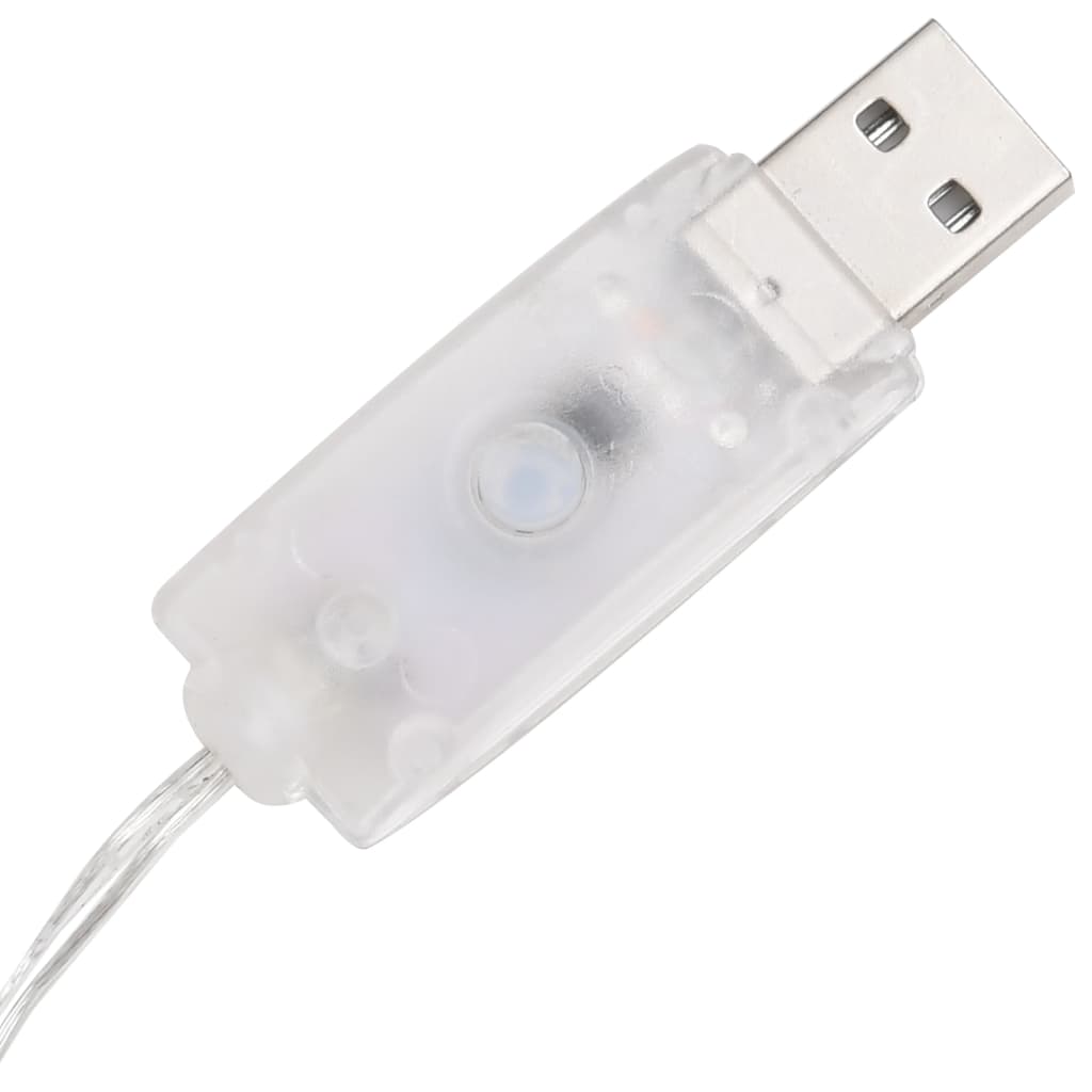 Berkfield Acrylic Decorative Pyramid LED Light Cone Colourful 120 cm