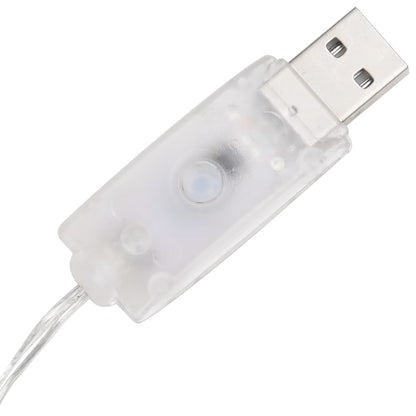 Berkfield Acrylic Decorative Pyramid LED Light Cone Colourful 120 cm