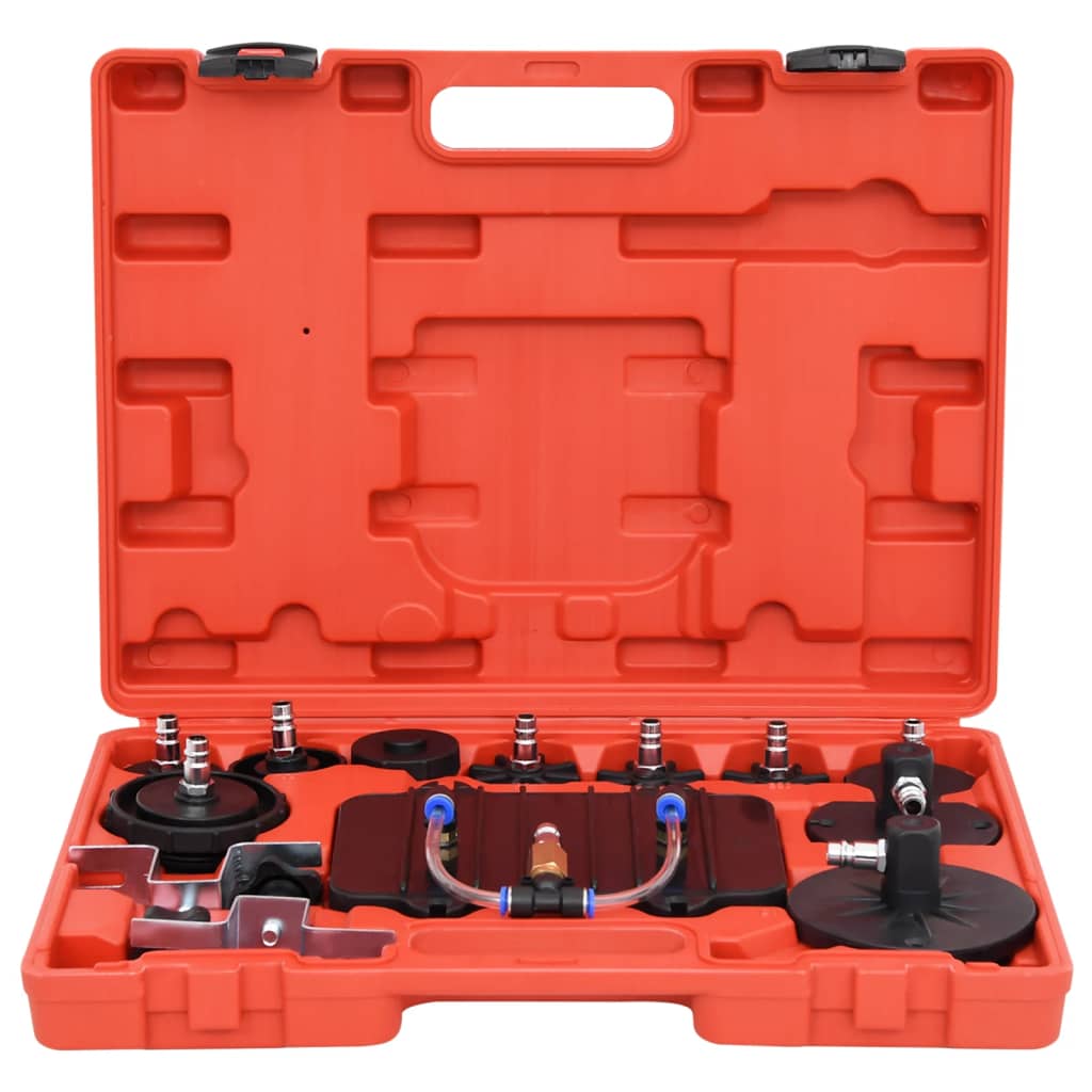 Berkfield 13 Piece Universal Pneumatic Pressure Brake Bleeder Tool Kit